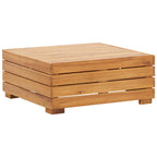 Muebles de jardín 5 pzas y cojines madera acacia blanco crema