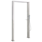 Ducha de exterior de acero inoxidable chorro doble
