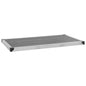 Base de duche para jardim WPC aço inoxidável cinzento 110x62 cm