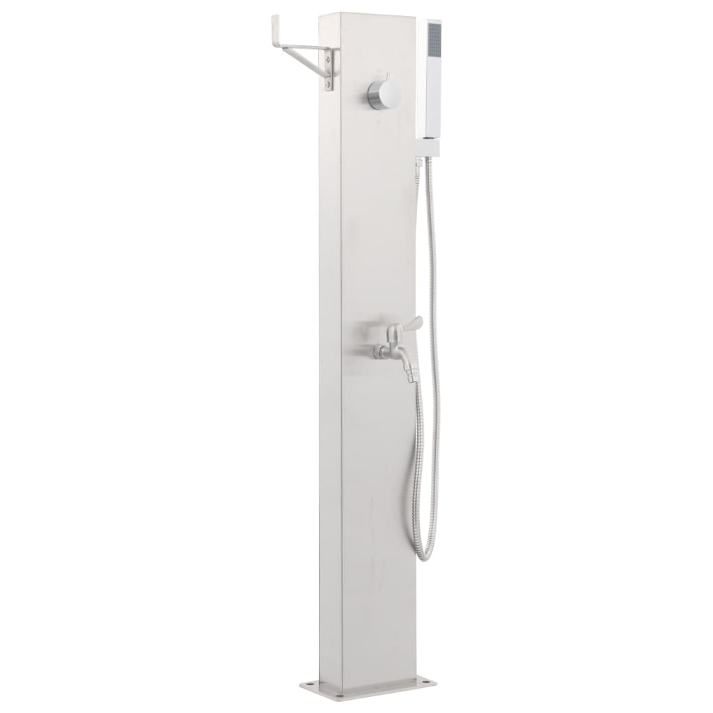 Grifo para ducha de jardín acero inoxidable 110 cm