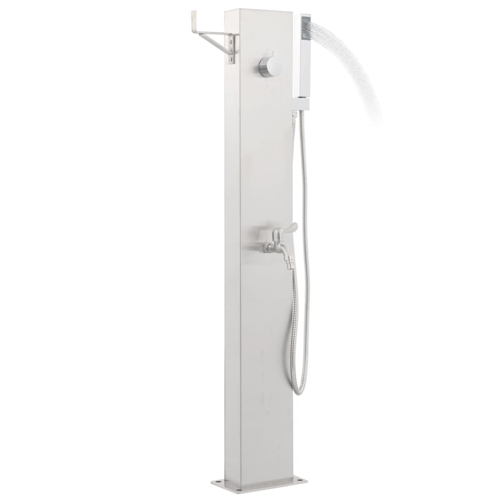 Grifo para ducha de jardín acero inoxidable 110 cm