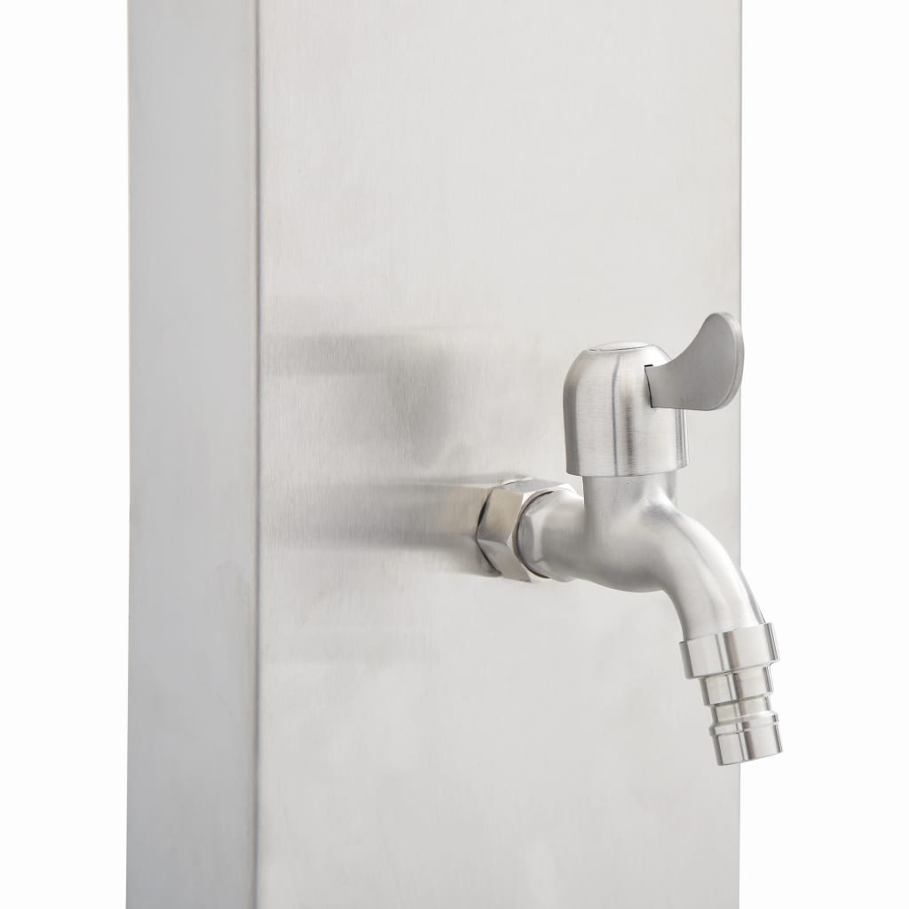 Grifo para ducha de jardín acero inoxidable 110 cm