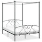 Cama con somier sin colchón metal blanco 90x200 cm