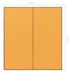 Lona de exterior amarilla 3x2,85 m