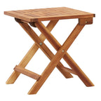 Tumbona con mesa ratán sintético y madera maciza de acacia