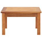 Mesa de centro de jardín madera maciza de acacia 60x60x36 cm