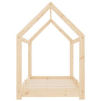 Estructura de cama infantil de madera maciza de pino 70x140 cm