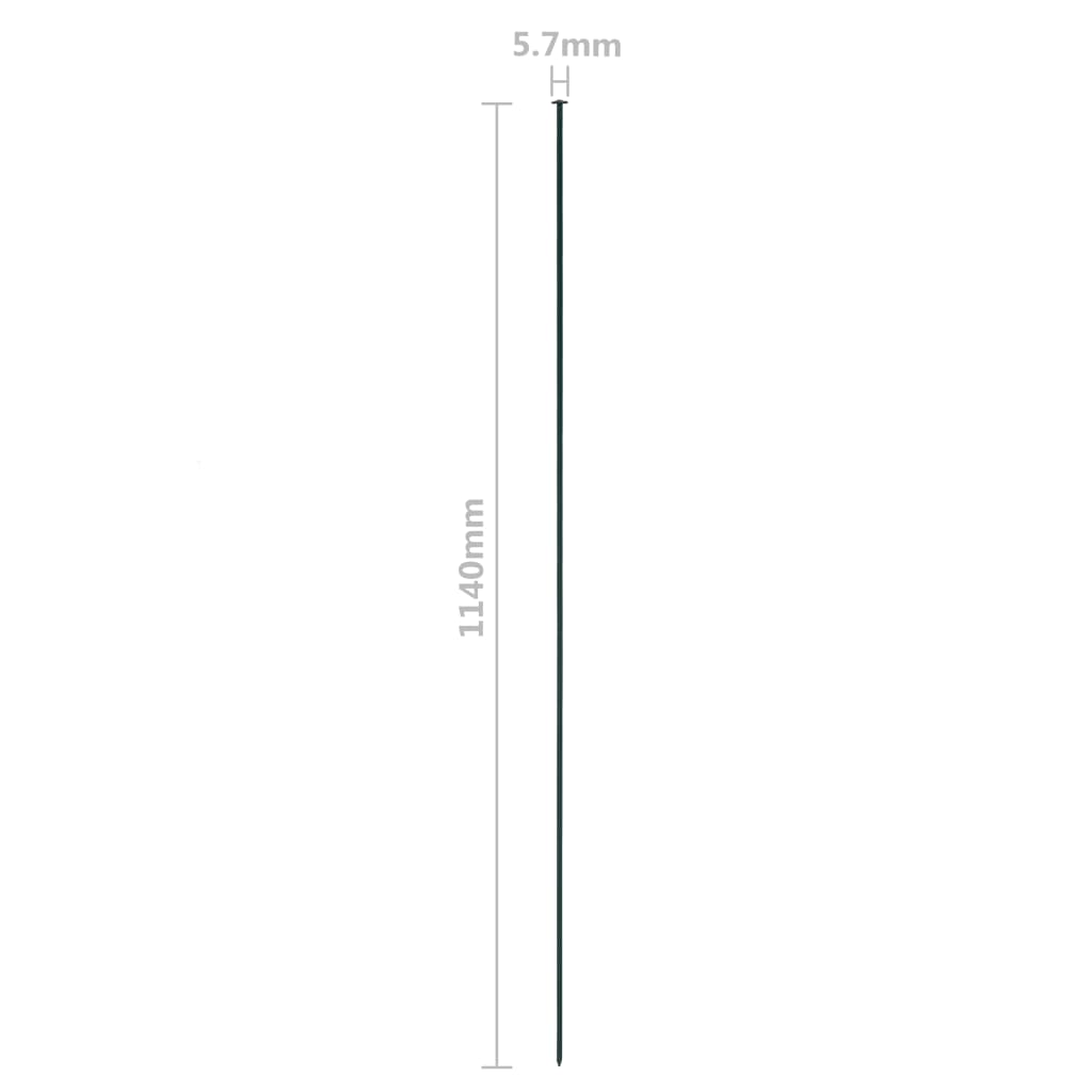 Juego de vallas para estanque verde 99,6x79,8 cm
