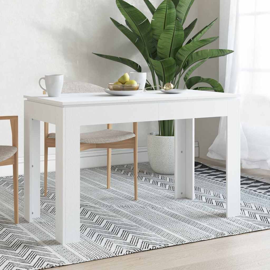 Mesa de comedor color roble 140x80x75 cm