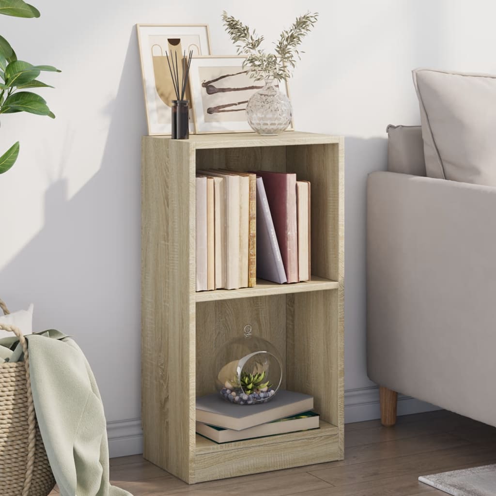 Estantería de madera contrachapada blanco 80x24x75 cm