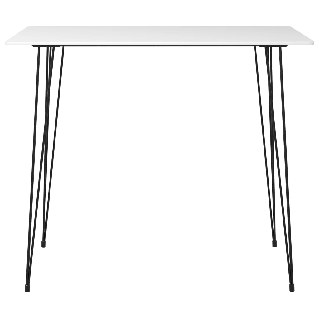 Mesa alta de cocina blanco 120x60x105 cm