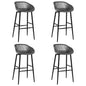 Bar stools 4 pieces white