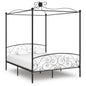 Estrutura de cama de dossel metálica branca 100x200 cm