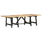 Mesa de centro extensible madera maciza de mango 160x70x45 cm