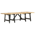 Mesa de centro extensible madera maciza de mango 160x70x45 cm