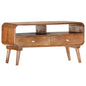 Mueble para TV de madera maciza de mango 85x35x47 cm