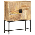 Aparador de madera maciza de mango 80x30x100 cm