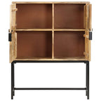 Aparador de madera maciza de mango 80x30x100 cm