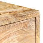 Aparador de madera maciza de mango 80x30x100 cm