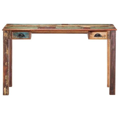 Solid Reclaimed Wood Desk 130x55x76 cm
