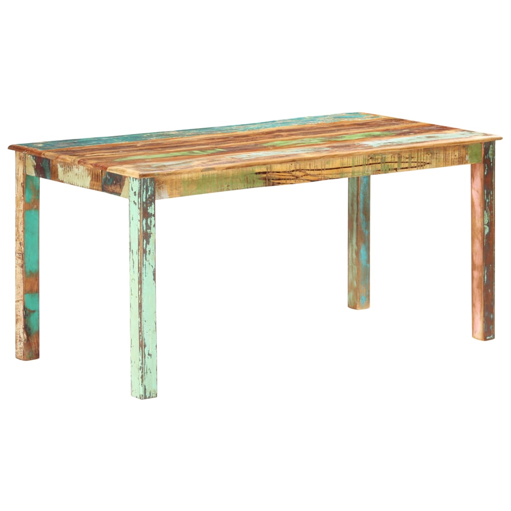 Solid Reclaimed Wood Dining Table 140x70x76 cm