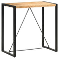Mesa alta de cocina de madera maciza de acacia 180x70x107 cm