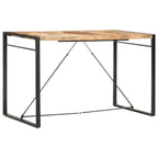 Mesa alta de cocina de madera maciza de acacia 180x70x107 cm