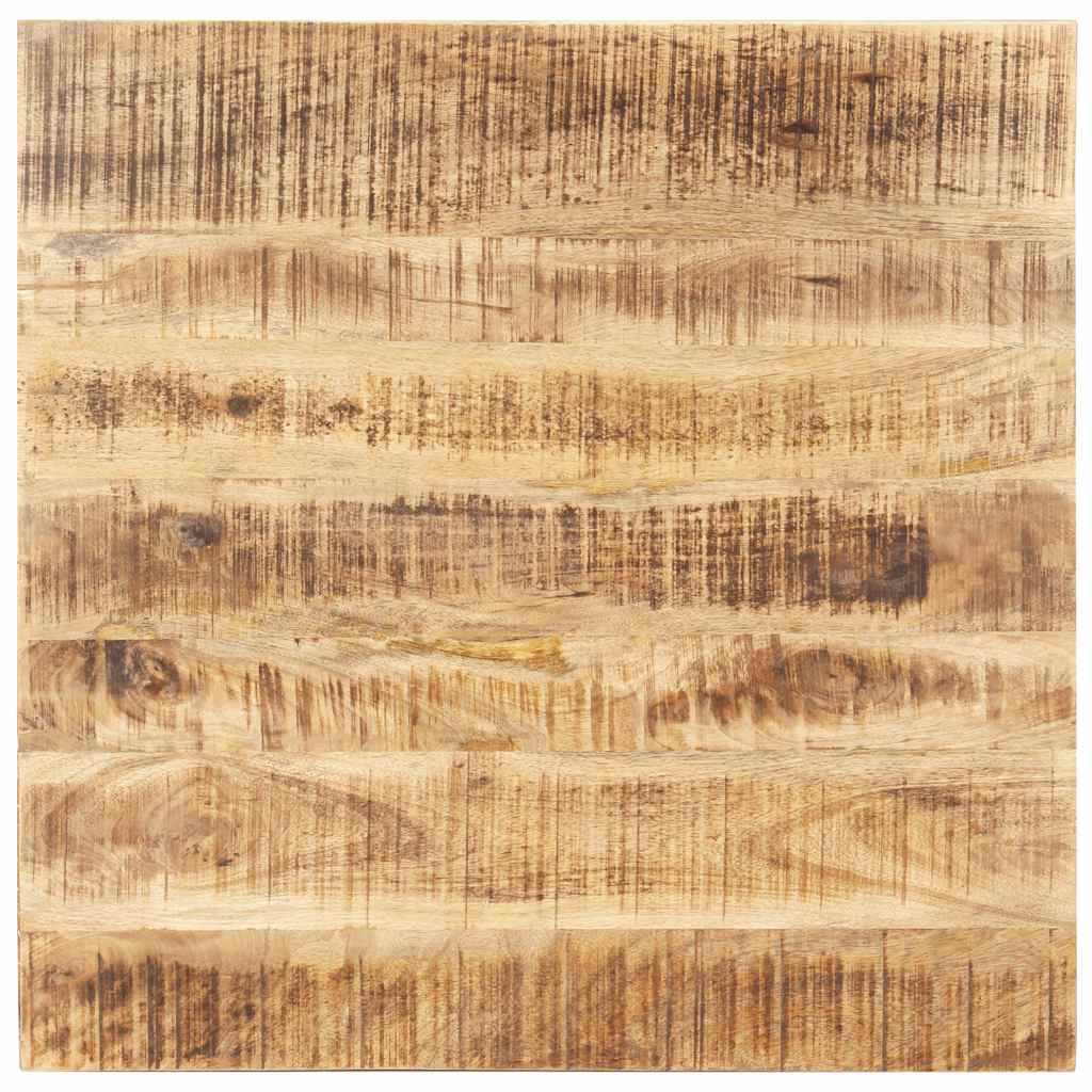 Superficie de mesa cuadrada madera maciza de teca 80x80x2,5 cm