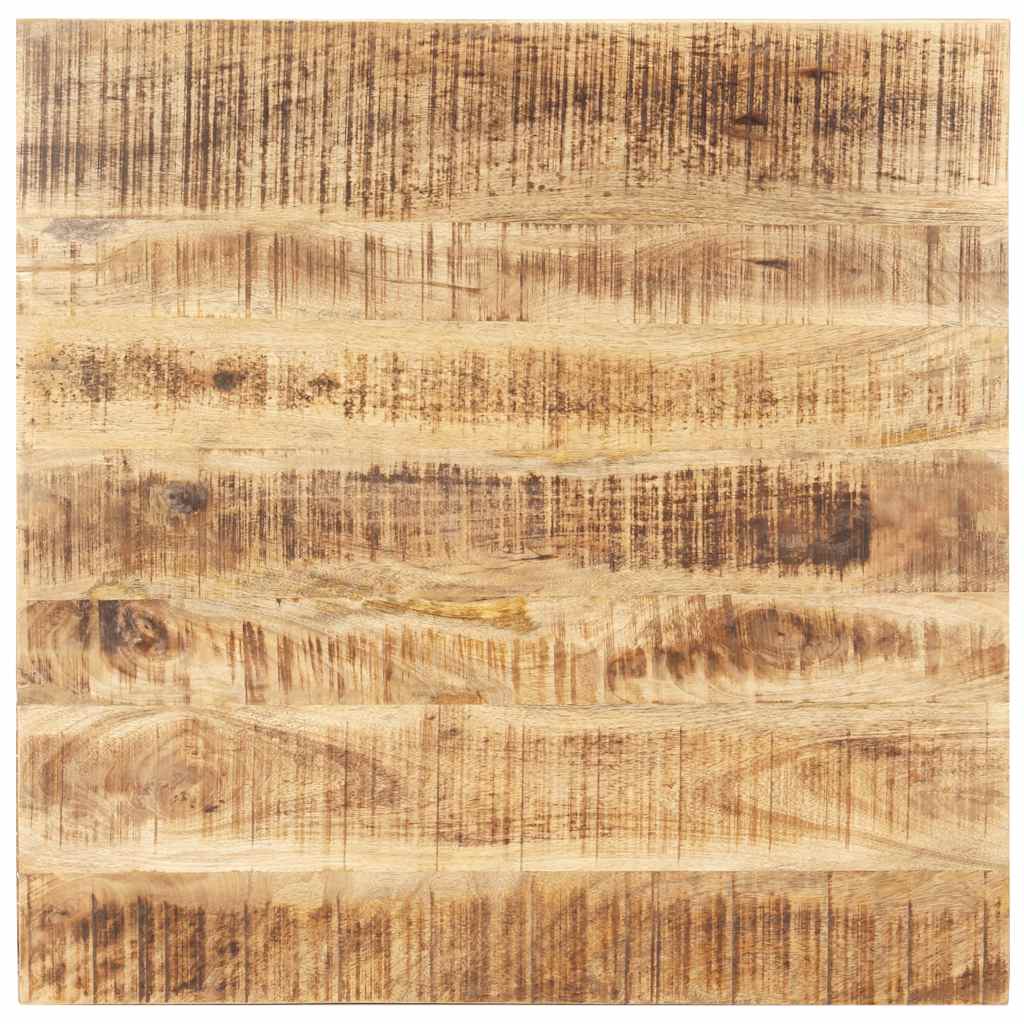 Superficie de mesa cuadrada madera maciza de teca 80x80x2,5 cm
