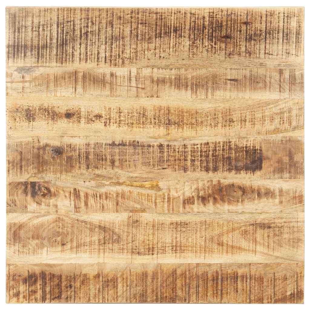 Superficie de mesa cuadrada madera maciza de teca 80x80x2,5 cm