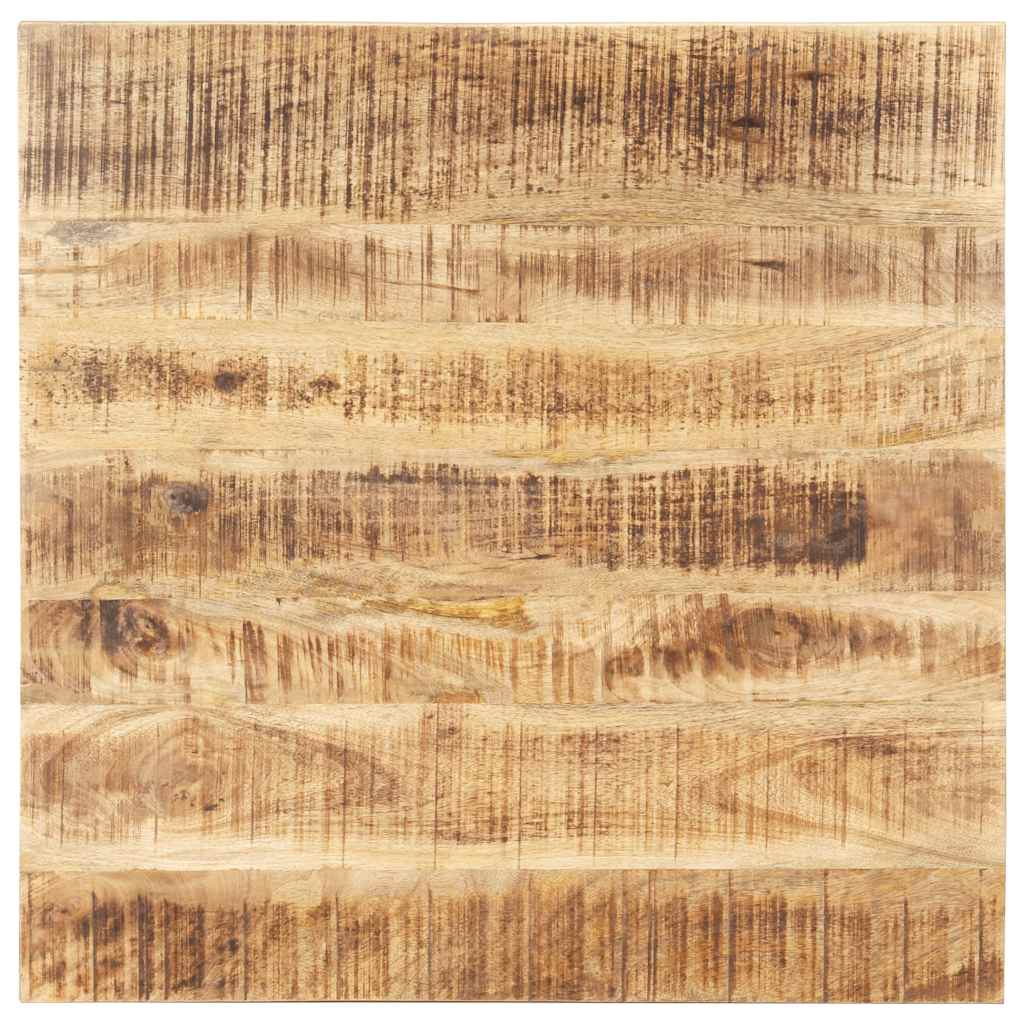 Superficie de mesa cuadrada madera maciza de teca 80x80x2,5 cm