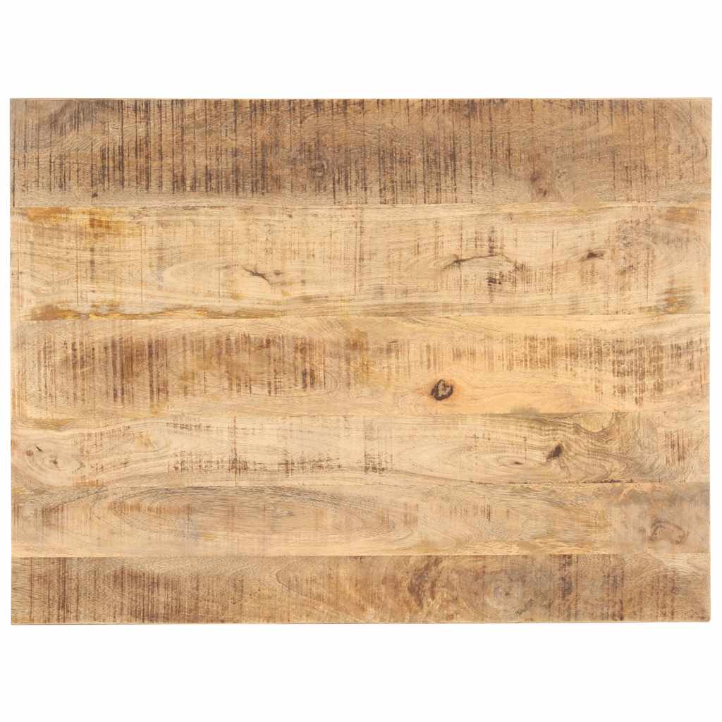 Superficie de mesa cuadrada madera maciza de teca 80x80x2,5 cm