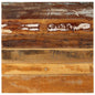Tampo de mesa retangular 60x140 cm 15-16 mm madeira maciça
