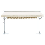 Toldo de pie independiente color crema 500x300 cm