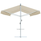 Toldo de pie independiente color crema 500x300 cm