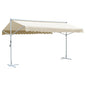 Toldo de pie independiente color crema 500x300 cm