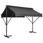 Toldo de pie independiente color crema 500x300 cm