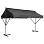 Toldo de pie independiente color crema 500x300 cm