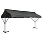 Toldo de pie independiente color crema 500x300 cm