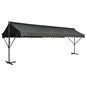 Toldo de pie independiente color crema 500x300 cm