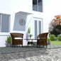 Toldo retrátil 150x150 cm amarelo e branco
