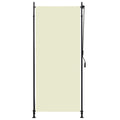 Estor enrollable de exterior color crema 100x270 cm