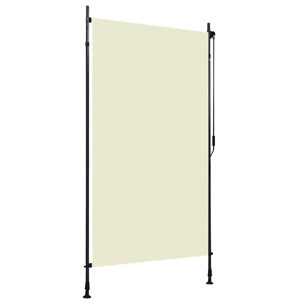 Estor enrollable de exterior color crema 100x270 cm