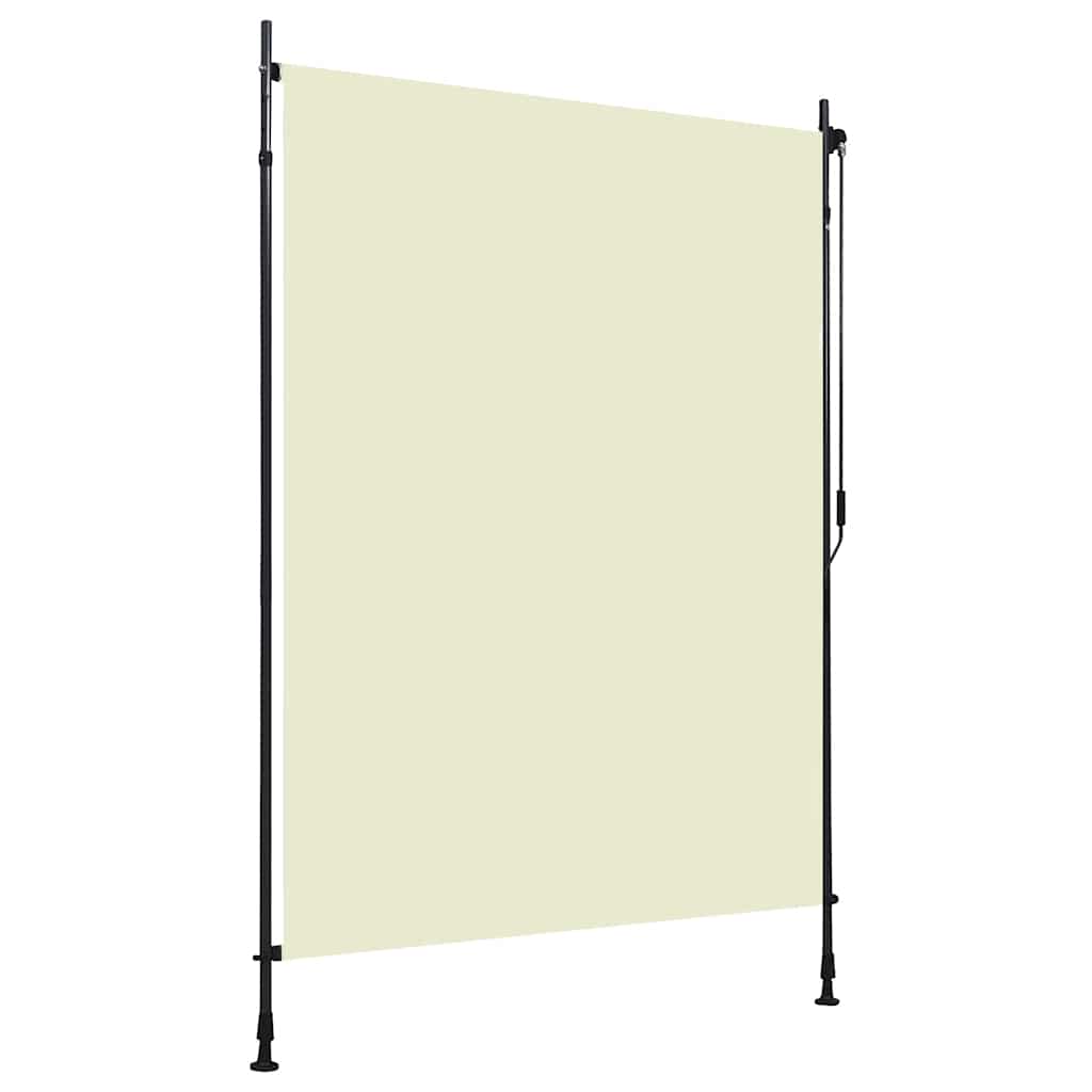 Estor enrollable de exterior color crema 100x270 cm