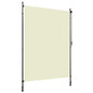 Estore de rolo de exterior cor creme 100x270 cm