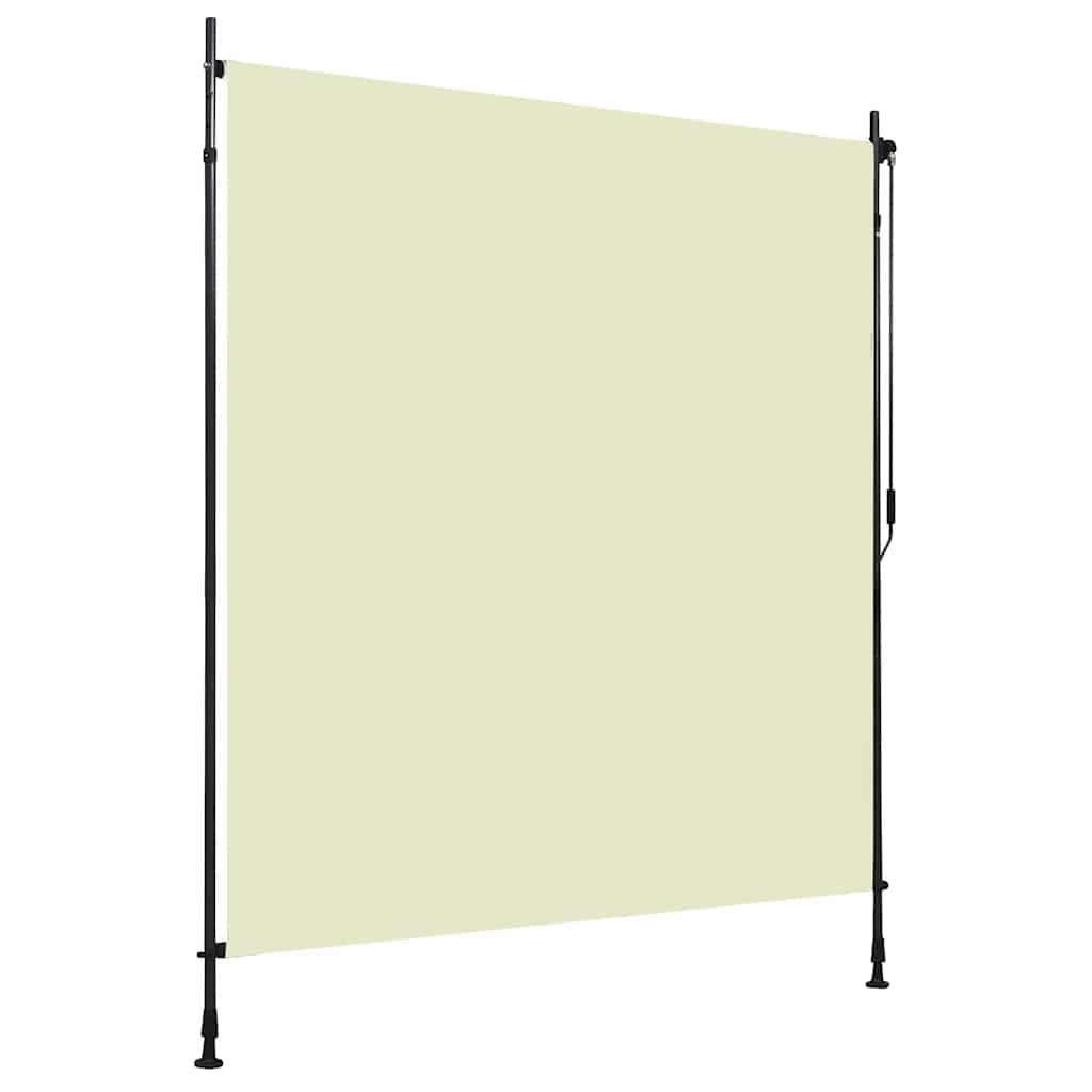 Estor enrollable de exterior color crema 100x270 cm