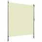 Estore de rolo de exterior cor creme 100x270 cm