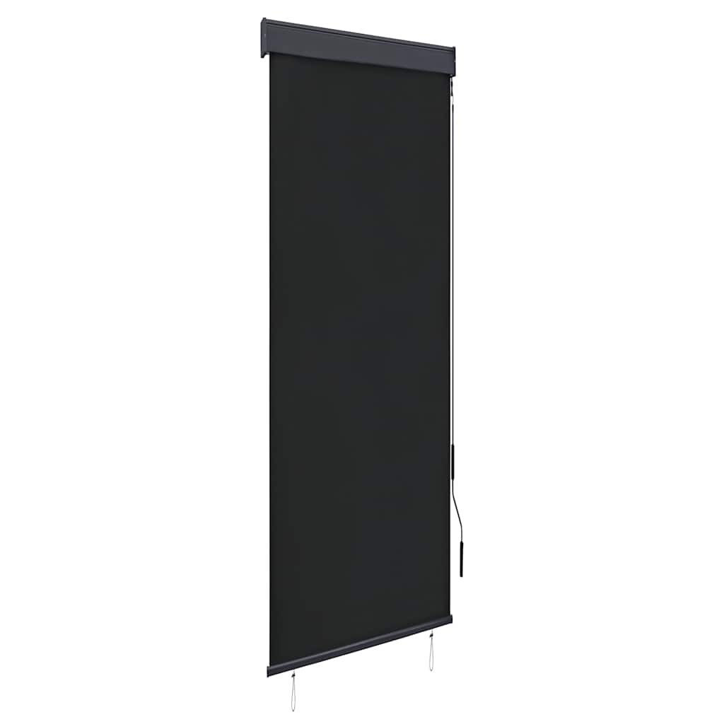 Estore de enrolar para exterior amarelo e azul 100x250 cm