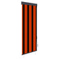 Estor enrollable de exterior naranja y marrón 60x250 cm