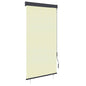 Estor enrollable de exterior amarillo y azul 100x250 cm
